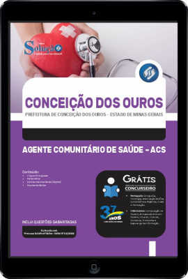 Apostila Prefeitura de Conceição dos Ouros - MG em PDF - Agente Comunitário de Saúde - ACS - Imagem 1