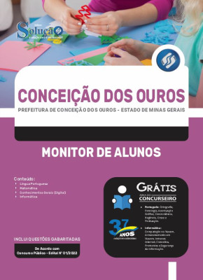 Apostila Prefeitura de Conceição dos Ouros - MG - Monitor de Alunos - Imagem 3