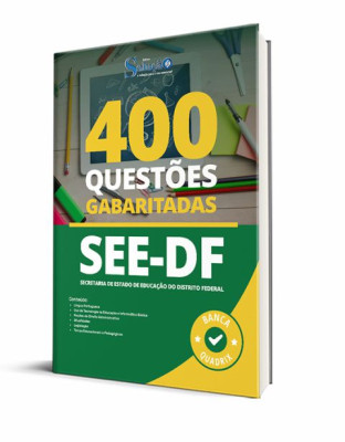 Caderno de Questões SEDF - Praticando - 400 Questões Gabaritadas