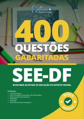 Caderno de Questões SEDF - Praticando - 400 Questões Gabaritadas - Imagem 2