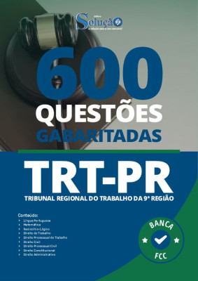 Caderno de Questões TRT-PR - Oficial Judiciário - 600 Questões Gabaritadas - Imagem 2