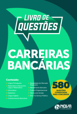 E-book de Questões Carreiras Bancárias - Imagem 1