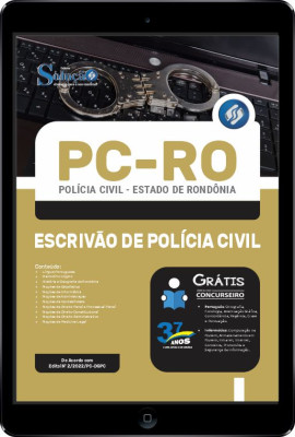 Apostila PC-RO em PDF - Escrivão de Polícia Civil - Imagem 1