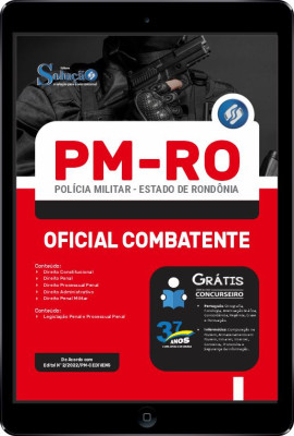 Apostila PM-RO em PDF - Oficial Combatente - Imagem 1