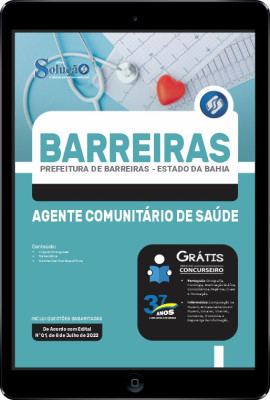 Apostila Prefeitura de Barreiras - BA em PDF - Agente Comunitário de Saúde - Imagem 1