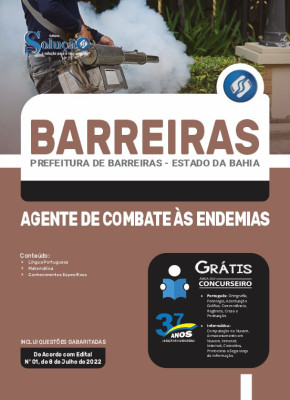 Apostila Prefeitura de Barreiras - BA - Agente de Combate às Endemias - Imagem 3