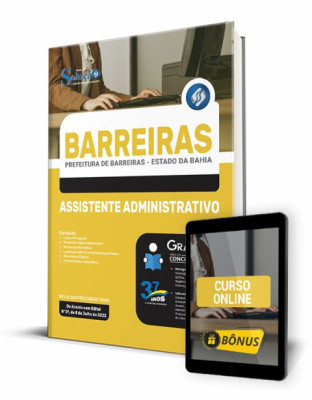 Apostila Prefeitura de Barreiras - BA - Assistente Administrativo - Imagem 1