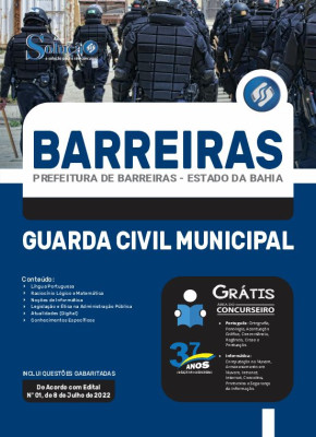 Apostila Prefeitura de Barreiras - BA - Guarda Civil Municipal - Imagem 3