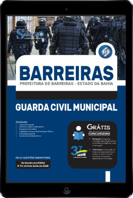 Apostila Prefeitura de Barreiras - BA em PDF - Guarda Civil Municipal - Imagem 1