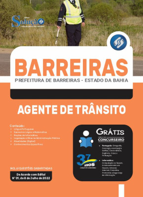 Apostila Prefeitura de Barreiras - BA - Agente de Trânsito - Imagem 3