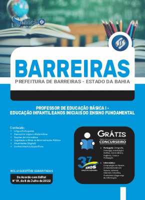 Apostila Prefeitura de Barreiras - BA - Professor de Educação Básica I - Educação Infantil e Anos Iniciais do Ensino Fundamental - Imagem 3