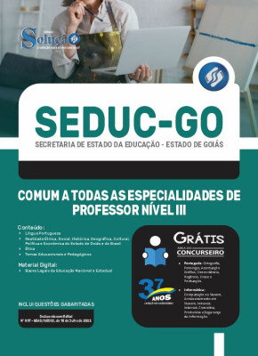 Apostila SEDUC-GO - Comum a Todas as Especialidades de Professor Nível III - Imagem 3