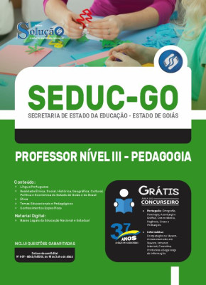 Apostila SEDUC-GO - Professor Nível III - Pedagogia - Imagem 3