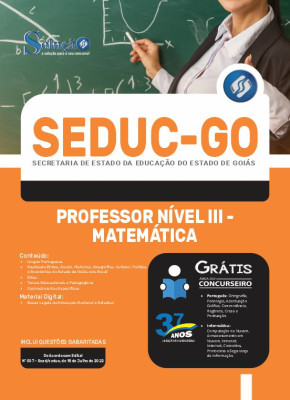 Apostila SEDUC-GO - Professor Nível III - Matemática - Imagem 3