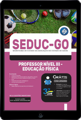 Apostila SEDUC-GO em PDF - Professor Nível III - Educação Física - Imagem 1