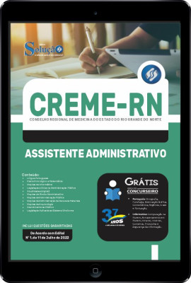 Apostila CREME-RN em PDF - Assistente Administrativo - Imagem 1