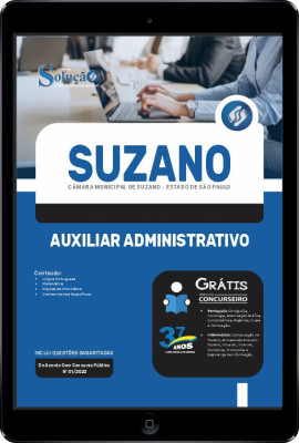 Apostila Câmara de Suzano - SP em PDF - Auxiliar Administrativo - Imagem 1