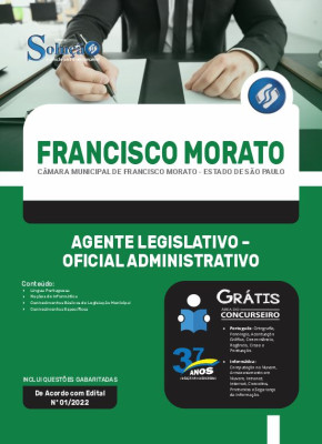 Apostila Câmara de Francisco Morato - SP - Agente Legislativo - Oficial Administrativo - Imagem 3