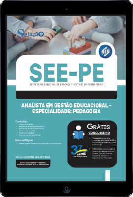 Apostila SEE-PE em PDF - Analista em Gestão Educacional - Especialidade: Pedagogia - Imagem 1