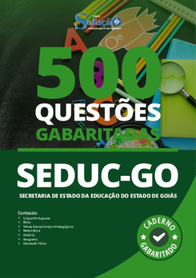 Caderno de Questões SEDUC-GO - 500 Questões Gabaritadas - Imagem 2