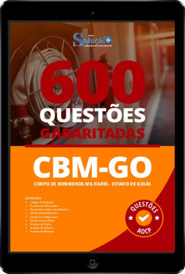 Caderno de Questões CBM-GO em PDF - 600 Questões Gabaritadas - Imagem 1