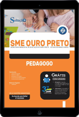 Apostila SME Ouro Preto - MG em PDF - Pedagogo - Imagem 1