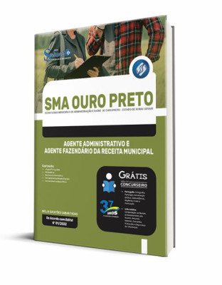 Apostila SMA Ouro Preto - MG - Agente Administrativo e Agente Fazendário da Receita Municipal - Imagem 2