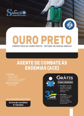 Apostila Prefeitura de Ouro Preto - MG - Agente de Combate às Endemias (ACE) - Imagem 3