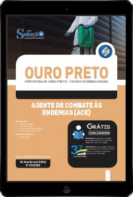 Apostila Prefeitura de Ouro Preto - MG em PDF - Agente de Combate às Endemias (ACE) - Imagem 1