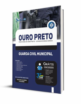 Apostila Prefeitura de Ouro Preto - MG - Guarda Civil Municipal - Imagem 2