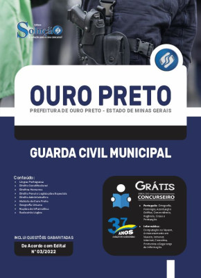 Apostila Prefeitura de Ouro Preto - MG - Guarda Civil Municipal - Imagem 3