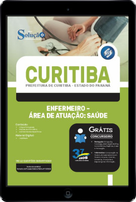 Apostila Prefeitura de Curitiba - PR em PDF - Enfermeiro - Área de Atuação: Saúde - Imagem 1