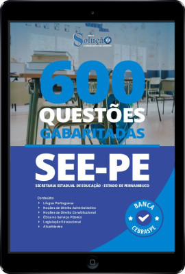 Caderno de Questões SEE-PE em PDF - 600 Questões Gabaritadas - Imagem 1