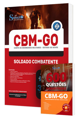 Combo Impresso CBM-GO – Soldado Combatente