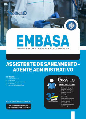 Apostila EMBASA - Assistente de Saneamento - Agente Administrativo - Imagem 3