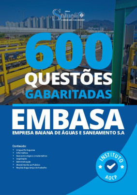 Caderno de Questões EMBASA - 600 Questões Gabaritadas - Imagem 2