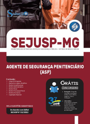 Apostila SEJUSP-MG - Agente de Segurança Penitenciário (ASP) - Imagem 3