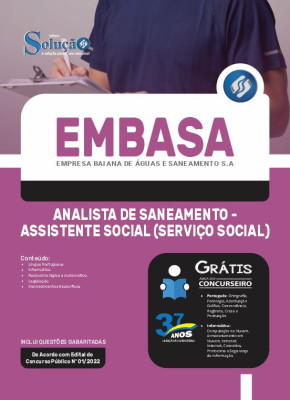 Apostila EMBASA - Analista de Saneamento - Assistente Social (Serviço Social) - Imagem 3