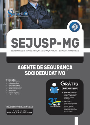 Apostila SEJUSP-MG - Agente de Segurança Socioeducativo - Imagem 3