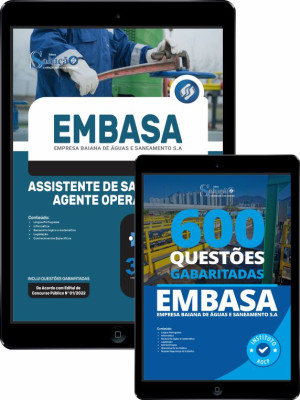 Combo Digital EMBASA - Assistente de Saneamento - Agente Operacional - Imagem 1