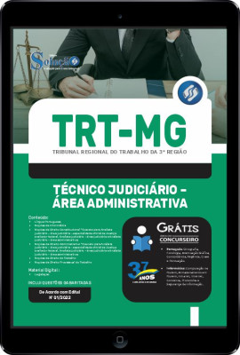 Apostila TRT-MG em PDF - Técnico Judiciário – Área Administrativa - Imagem 1