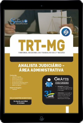 Apostila TRT-MG em PDF - Analista Judiciário – Área Administrativa - Imagem 1