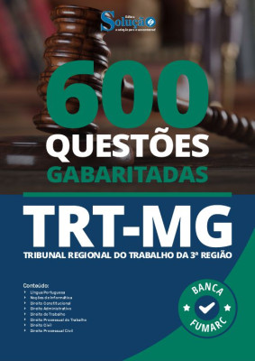 Caderno de Questões TRT-MG - 600 Questões Gabaritadas - Imagem 2