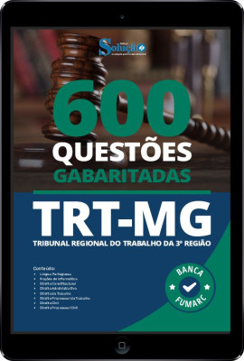 Caderno de Questões TRT-MG em PDF - 600 Questões Gabaritadas - Imagem 1