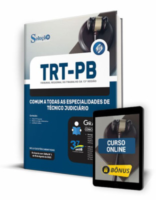 Apostila TRT-PB - Comum a Todas as Especialidades de Técnico Judiciário: Polícia Judicial, Enfermagem e Tecnologia da Informação - Imagem 1