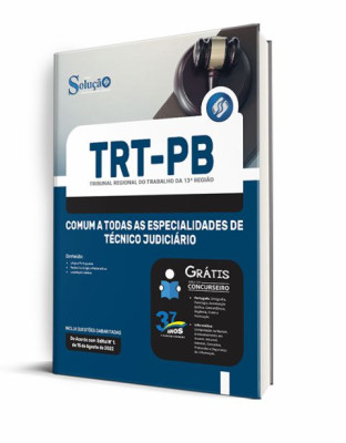 Apostila TRT-PB - Comum a Todas as Especialidades de Técnico Judiciário: Polícia Judicial, Enfermagem e Tecnologia da Informação - Imagem 2