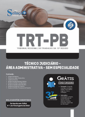 Apostila TRT-PB - Técnico Judiciário - Área Administrativa - Sem Especialidade - Imagem 3