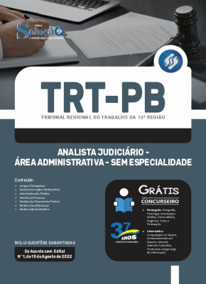 Apostila TRT-PB - Analista Judiciário - Área Administrativa - Sem Especialidade - Imagem 3