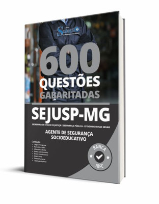 Caderno de Questões SEJUSP-MG - Agente de Segurança Socioeducativo - 600 Questões Gabaritadas - Imagem 1