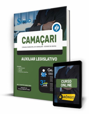 Apostila Câmara de Camaçari - BA - Auxiliar Legislativo - Imagem 1